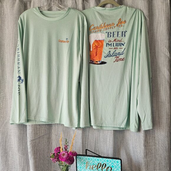 Caribbean Joe Other - Caribean Joe Beer In Mind Long Sleeve Mens L